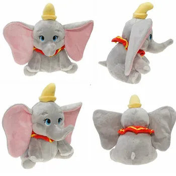 Disney 30cm sākotnējā Dumbo Plīša Karikatūra Rotaļlietas Pelēkā Dumbo Zilonis Attēls Pildījumu Plīša Dzīvnieki Mīksto Peluche Lelle