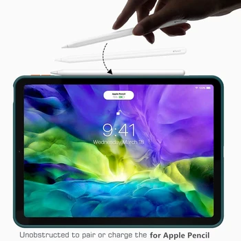 Gadījumā Jauno iPad 4 Gaisa 2020. Gadam Zīdaini Gluda Akrila Aizsardzības Tablete Back Cover for iPad Pro 11 12.9 2018 2020 Triecienizturīgs Būtiska