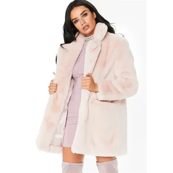Mākslīgās Kažokādas mētelis sievietēm 2020. gada rudens un ziemas flocking saglabāt siltu top coat Plus lieluma ziemas mētelis biezu kažokādas jaka sieviešu OKXGNZ 1750