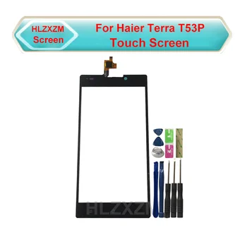 Par Haier Terra T53P skārienekrāns Nē LCD Displejs Digitizer Sensora Nomaiņa Ar Instrumentiem