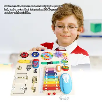 Zīdainis, Aizņemts, Jaunā Valde Montessori Pamatiemaņas Darbībai Valdes Naudas Mehānisko Prasmes Mācīties Kleita Izglītības Mācību Baby Puzzle Rotaļlietas