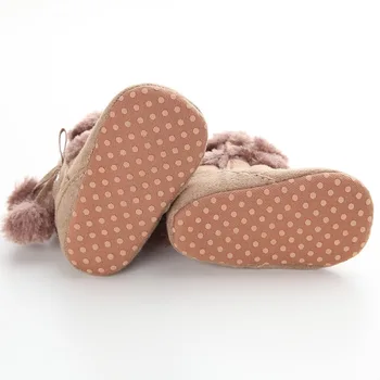 0-1 gadu vecu sieviešu, bērnu, mīkstās grunts silts baby toddler kurpes