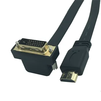 0,3 M Ultra-īsu HDMI uz DVI Kabeli, Dual Link DVI-D 24+1 HDMI Pārveidotājs Adaptera Kabeli LCD HDTV Xbox PS3 Datoru Projektoru,