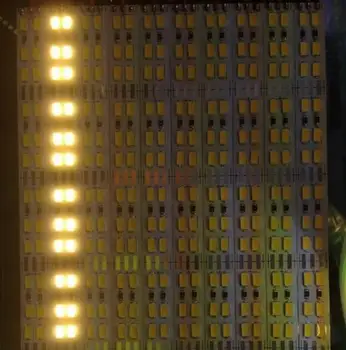 0.5 m Dubulta Rinda 5630(5730) Led Bar Light Smagi Cieta Bārs DC 12 V, 50 cm, LED Sloksnes, Apgaismes Lampas 144 led/m Reklāmas Gaismas