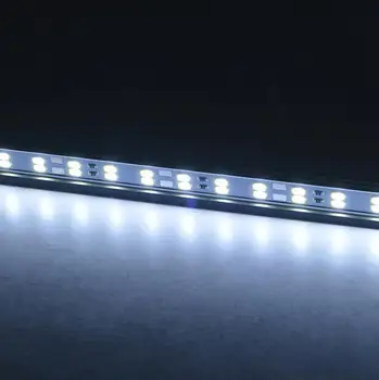 0.5 m Dubulta Rinda 5630(5730) Led Bar Light Smagi Cieta Bārs DC 12 V, 50 cm, LED Sloksnes, Apgaismes Lampas 144 led/m Reklāmas Gaismas