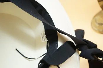 02001-pashi-balta gara lente vilnas cietā dāma fedoras klp sieviešu brīvā laika panama džeza cepure