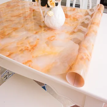 1.0 mm Marmora PVC Galdautu Plastmasas Virtuves Galdauts Oilproof Dekoratīvās Elegants Ūdensnecaurlaidīga Auduma Tabulā, Mājas Tekstila Segumu