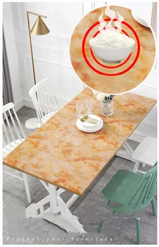 1.0 mm Marmora PVC Galdautu Plastmasas Virtuves Galdauts Oilproof Dekoratīvās Elegants Ūdensnecaurlaidīga Auduma Tabulā, Mājas Tekstila Segumu