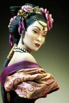 1/10 seno Ķīniešu Dāma krūtis Sveķu attēls Modelis Miniatūrā gk Unassembly Unpainted