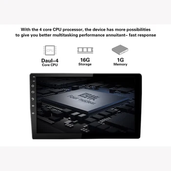 1+16.G Android 9.1 Auto Radio Multimediju Atskaņotājs, Audi A6 Navigācija GPS 2Din 9 Collu Digital Touch-screen WiFi Atpakaļskata