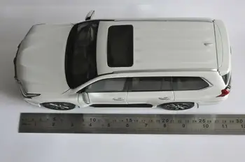 1:18 Lējumiem Modelis Lexus LX570 2019 Whtie SUV Sakausējuma Rotaļu Auto Miniatūras Kolekcija Dāvanas Karstā Pārdošanas LX 570