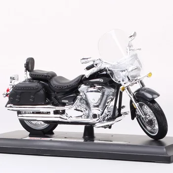 1/18 mēroga bērnu mini metāla lējumiem YAMAHA 2001. gada Ceļu satiksmes Star Silverado touring cruiser motociklu modeļus, kolekcijas Rotaļlietas bērniem
