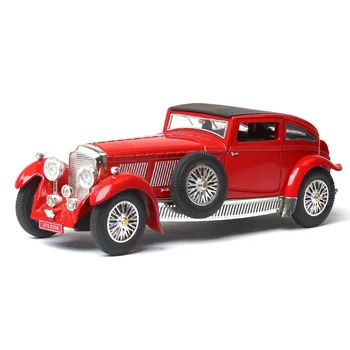 1/28 Klasisko Auto Modelis Bentley 8L 1930 Antīks modelis Spēlēt Transportlīdzekļu Rotaļlietas Apdare