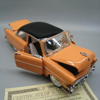 1/32 Mēroga simulācijas Lējumiem metālu sakausējumu vintage 1954 Customline transportlīdzekļa automašīnas modelis Bērniem, rotaļlietas, Parādīt bērniem, dāvanu Kolekcijas
