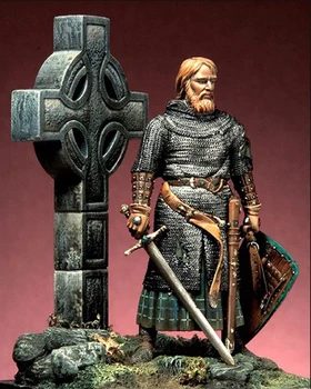 1/32 seno stāvēt cilvēks ar zobenu Sveķu attēls Modelis komplekti, Miniatūras gk Unassembly Unpainted