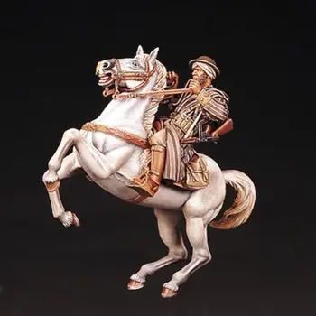 1/35 franču Koloniālās Jātnieki karavīrs ar zirgu rotaļlietas Sveķu Modelis Miniatūrā Komplekts unassembly Unpainted
