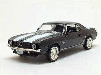 1/36 Mēroga ASV 1969 Camaro SS Vintage Lējumiem Metāla Auto Modelis Rotaļlietas Bērniem Dzimšanas dienas Dāvanu Kolekcija Bezmaksas Piegāde