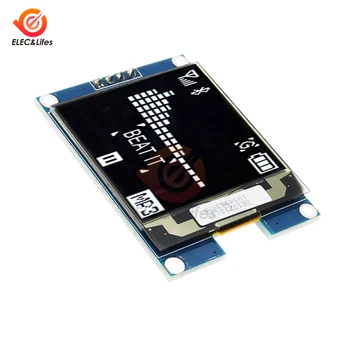 1.5 collu 128x128 OLED Vairogs Displejs LCD Ekrāna Modulis SSD1327 Vadītāja Chip I2C IIC Interfeiss 3.3 V-5V Uz Arduino STM32