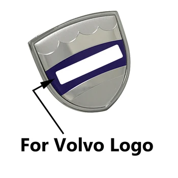 1-50 GAB VOLVO Logo Metāla Uzlīmes Aizmugurējā Bagāžnieka Vidukļa Fender Žetons Plāksnītē Par S40 S60 S70 XC40 XC60 V40 V50 V60 Piederumi