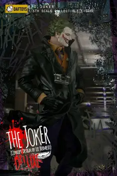 1/6 Vīriešu Apģērbu Joker Klauns DAFTOYS F01 Modeļa Rotaļlietu nodaļas Vadītājs+Cosutme noteikt Ne Ķermeņa noliktavā