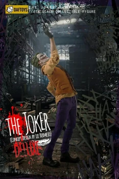 1/6 Vīriešu Apģērbu Joker Klauns DAFTOYS F01 Modeļa Rotaļlietu nodaļas Vadītājs+Cosutme noteikt Ne Ķermeņa noliktavā