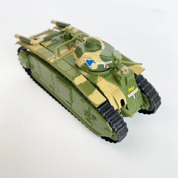 1/72 Mērogā Sakausējuma Armijas Tvertnes Modelis Char B1 BIS 944 Statisko modeli Militāro Tvertne Kolekcija Miniatūras Apdare Bērniem Dāvanu
