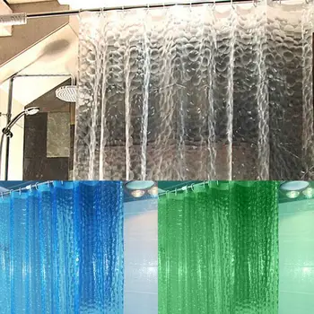 1.8*1.8 m Dušas Aizkars Moldproof Ūdensizturīgs 3D Sabiezējumu Vannas istaba Vannas Dušas Aizkars Eco-friendly Balta Vannas istaba Produkti