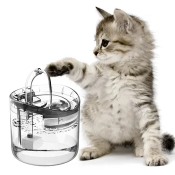 1.8 L Automātiskais Kaķis Ūdens Strūklaka Augsta Blīvuma Filtrācijas Ultra Klusa, Suņiem Ūdens Padeves Dzērājs ar krānu Kaķu Veselības Aprūpes