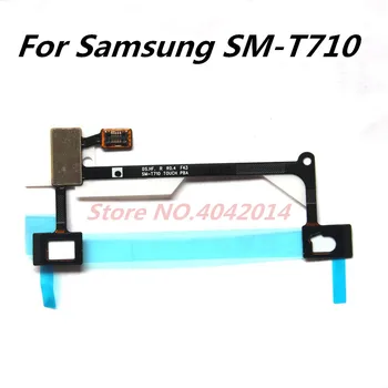 1 gab. Jaunu atgriešanās pogu home Gaismas sensors Flex kabelis Samsung SM-T710 T710 T715 Renrun taustiņu Rezerves daļas
