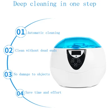 1 Gab Multi-funkcionālo Automātiskā Nagu Rīku Cleaner Ultraskaņas Tīrītājs Mašīna Augstu Temperatūru, Metāla Sterilizēt Mašīna Ģimenes