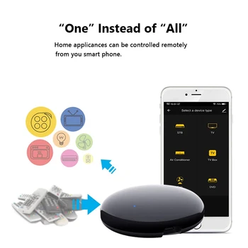 1 Gab. Tuya Smart Wifi IS Tālvadības pults Infrasarkano portu Atbalsta Alexa Amazon, Google Home Balss, TV un Gaisa Kondicionēšanas Smart Home