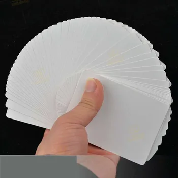1 Klāja Ultra Plānas Peld Kartes Burvju Triki Kartes Saplūšanas Manipulācijas Profesionālu Burvi Burvju Butaforijas Slēgt Ilūzijas