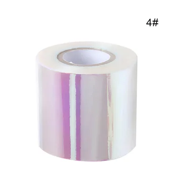 1 Rullis Aurora Nagu Stikla Uzlīmes Folijas Nagu Art Dizains Decal Sadalīti DIY Manikīrs Apdare M88