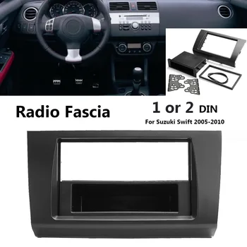 1 vai 2 Din Auto Stereo Radio Fascijas Panelis Plāksnes Rāmis DVD, CD Panelis Audio GPS Dash Mount Kit Adapteris Suzuki Swift 2005 - 2010