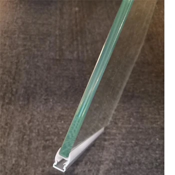 10-30pcs/daudz 80nch 8mm bieza stikla nipping apgaismojums led alumīnija profils ,10mm sloksnes lineāro kanālu, lai apgaismotu stikla