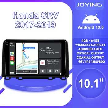 10 collu Autoradio Android 10 Auto Radio Ar Ekrāna 4GB 64GB Galvas Vienības magnetofona Carpaly Auto Honda CRV CR-V 2017 2019