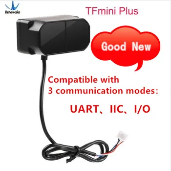 10 gab. Jaunas Benewake TFmini Plus LiDAR modulis Mikro TOF nelielā attālumā sensors ūdensizturīgs IP65 saderīgs ar UART IIC I/O