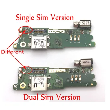 10 Gab. Jaunas Pārbaudīta USB Lādētāja Ports Dock Savienotājs ar Vibratoru Flex Kabelis Sony Xperia XA1 G3121 G3125 G3112 Nomaiņa