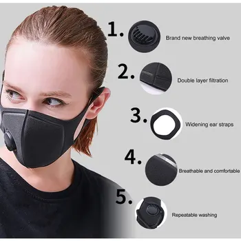10 GAB. Maskas ar 10 Gab. Filtri Maska Militāro Dūmu sejas Maska Mazgājami, Respiratori Maskas ar filtriem