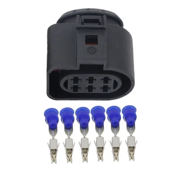 10 Komplekti 6 Pin Automobiļu Izmantotu Plug Connector augstas kvalitātes Savienotājs Galvenes DJ7065A-3.5-11 / 21 Ūdensizturīgs Savienotājs