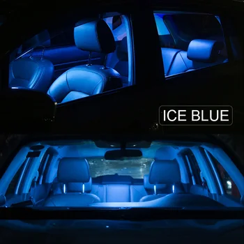 10 x Xenon White Auto, Led Gaismas Pakete Interjeru Komplekts 2010-2019 Subaru Legacy Kartes Dome Bagāžnieka Durvis Licence Plate Light