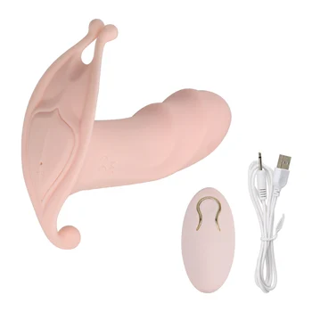 10 Ātruma Klitora Stimulators Seksa Rotaļlietas Sievietēm Biksītes Nēsāšanai Vibrators, Dildo Vibratoru Bezvadu Tālvadības Pieaugušo Produkti