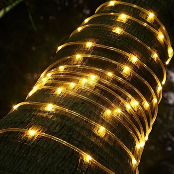 100/200/300 LED Virves Stīgu Gaismas Ūdensizturīgs Vara Vadu Caurules Pasaku Vainags Ziemassvētku Gaismas Dārza Pagalmā Ceļš Koka Dekori