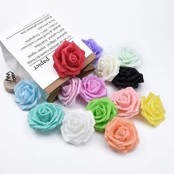 100/200 Gabalu Putu rozes mājas dekorēšana kāzām, kāzu aksesuāri likvidēšana diy dāvanas kastē albums lēti mākslīgie ziedi