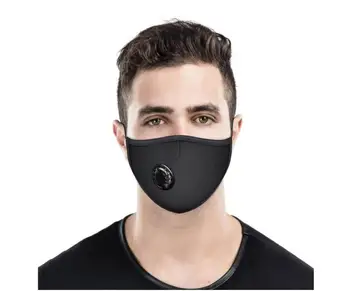 100/50/20 GAB Filtri Maska Modes Mazgājams Atkārtoti Respirators Putekļu Maskas Anti Piesārņojuma Kokvilnas Unisex Muti Purns Melns