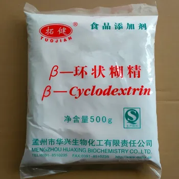 100 gramu beta-ciklodekstrīns β-ciklodekstrīns CAS NR. 7585-39-9 taras beta-ciklodekstrīns pārtikas kategorija/beta-ciklodekstrīns