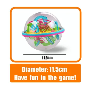 100 Soļi 3D puzzle Bumbu Magic Intellect Ball ar dāvanu izglītojošas rotaļlietas Puzzle Līdzsvaru Loģikas Spējas Spēle Bērniem pieaugušajiem