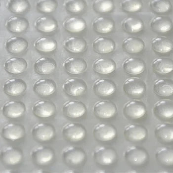 1000 GAB 8mm x 1.5 mm, clear anti slip silikona gumijas, plastmasas buferi, izpūtēju amortizators, 3M pašlīmējošo silikona pēdas spilventiņi