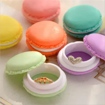1000 Gab. Cute Candy Kancelejas Piederumu Glabāšanas Kaste Mini Macaron Gadījumā Klipus Dzēšgumiju, Rotaslietas Organizators Zakka Galda Dekorēšana