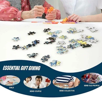 1000 Gabali Pieaugušo Grūti Apļveida Jigsaw Puzzle Mēness Smieklīgi Rotaļlietas, Mācību BM88